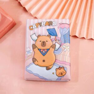 Libreta Adorable Capybara Apretable, 80 Hojas - Imagen 4