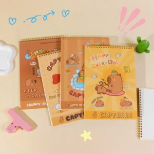 Libreta de Pintar con Argolla de Capybara, 21 Hojas en Blanco - Imagen 4