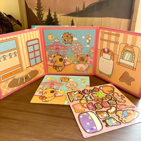 Puzzles de Capybara, Material de Imán , 4 Modelos Surtidos - Imagen 6