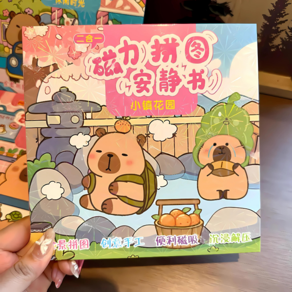 Puzzles de Capybara, Material de Imán , 4 Modelos Surtidos - Imagen 4