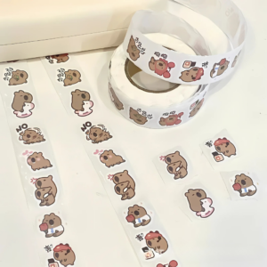 Washi Tape de Papel Capybara, 4 Modelos Surtidos - Imagen 1