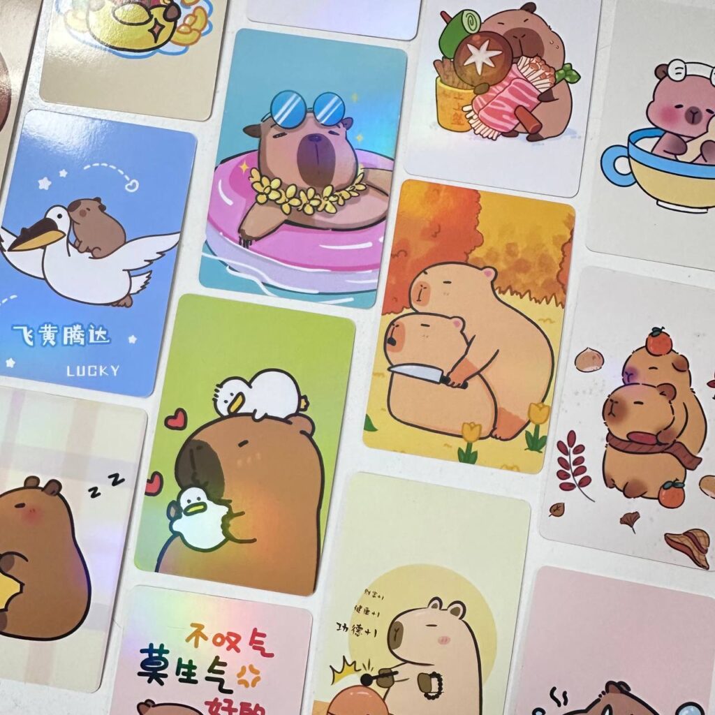 Photo Card de Capybara 55 pcs