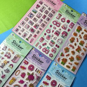 Tira de Stickers Animalitos Cute 30 Diseños