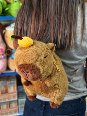 Mini Mochila de Peluche Capybara - Imagen 4