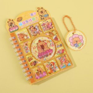 Libreta con Relieve y Colgante de Capybara - Imagen 1