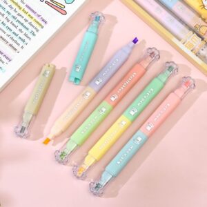 Set de 4 Destacadores Bicolor de Doble Punta  Pata de Gato - Imagen 7