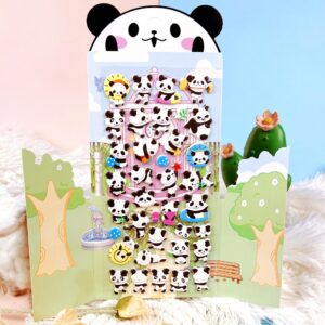 Stickers Panda Cute 6 Modelos - Imagen 9