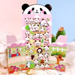 Stickers Panda Cute 6 Modelos - Imagen 7