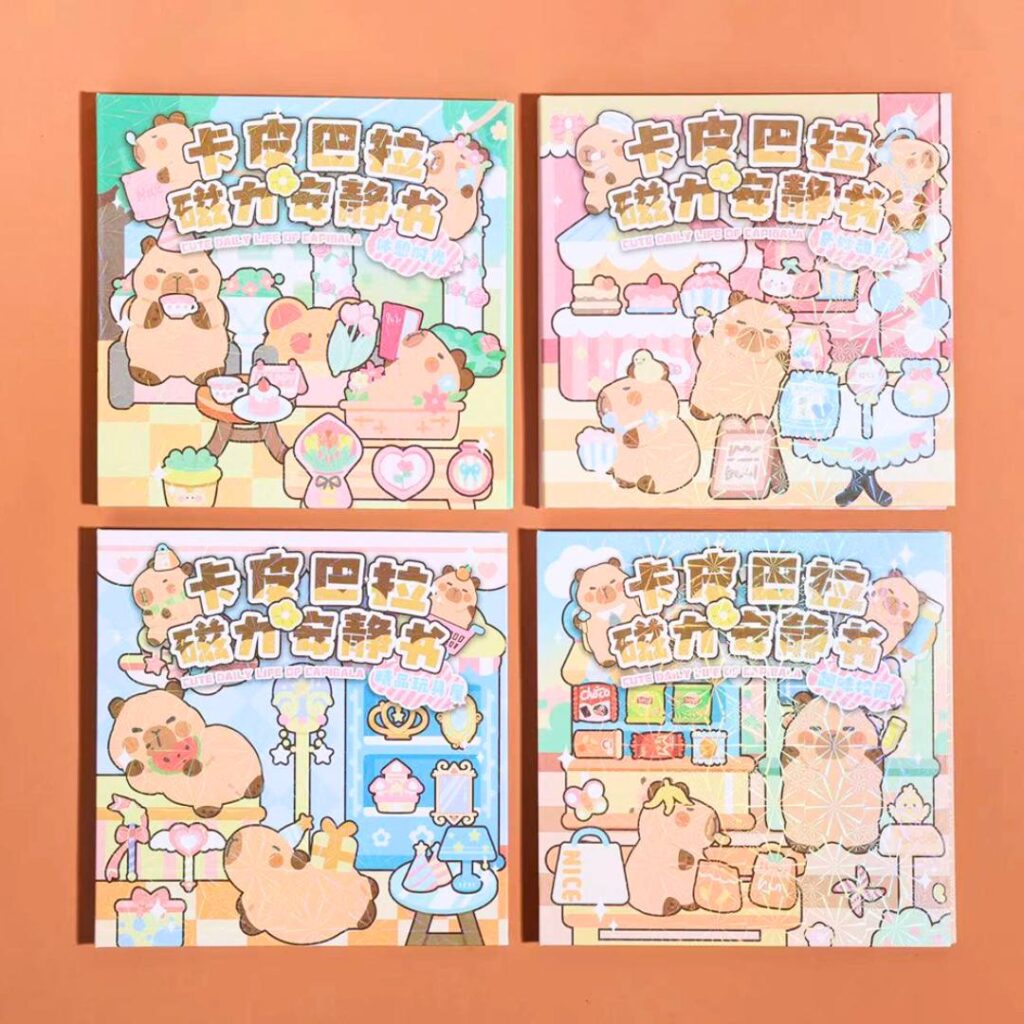 Libro de Juguete con Imán Capybara