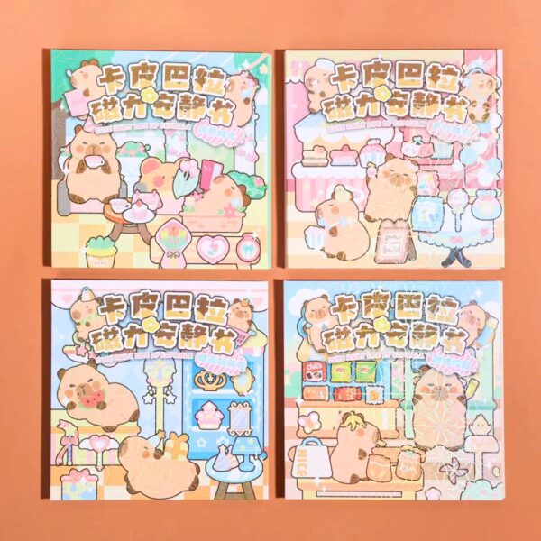 Libro de Juguete con Imán Capybara