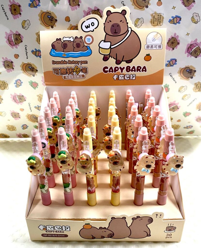 lapiz borrable capybara transparente