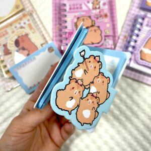 Mini Libreta + Post-it Capybara - Imagen 5
