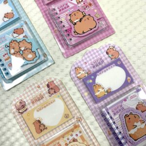 Mini Libreta + Post-it Capybara - Imagen 6