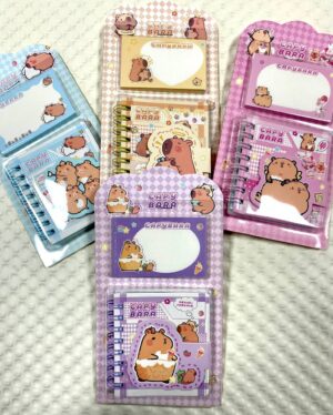 Mini Libreta + Post-it Capybara - Imagen 1