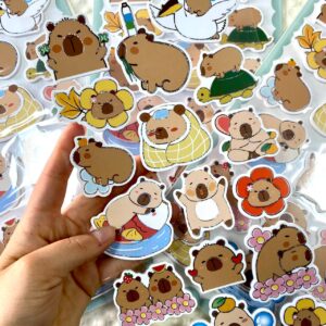 Sticker 3D Capybara de Papel - Imagen 4