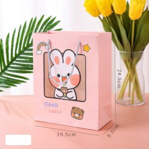 Bolsa de Regalo Diseño de Oso y Conejo - Imagen 3