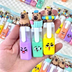 Set de Mini Destacadores capybara 6 PCS - Imagen 5