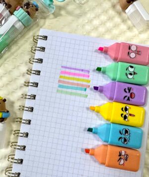 Set de Mini Destacadores capybara 6 PCS - Imagen 2