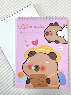 Libreta de Pintar Capybara con hojas blancas - Imagen 4