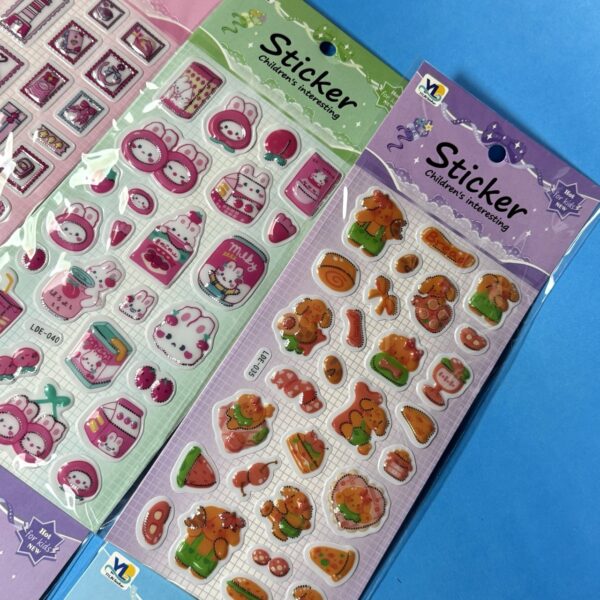 Tira de Stickers Animalitos Cute 30 Diseños - Imagen 3