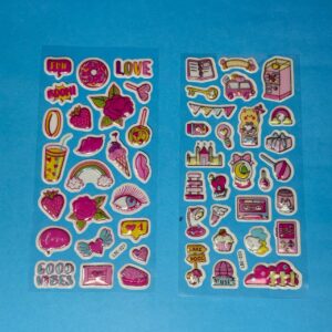Tira de Stickers Animalitos Cute 30 Diseños
