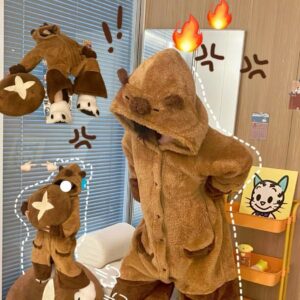 Pijama de Capybara, estilo Bata - Imagen 5
