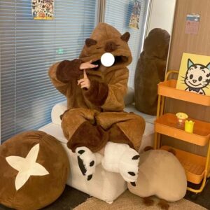 Pijama de Capybara, estilo Bata - Imagen 3
