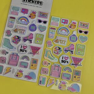 Sticker 3D retro astronauta - Imagen 2