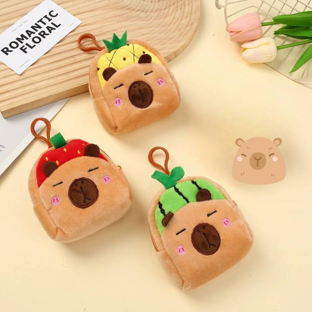 Monedero de Capybara Frutal