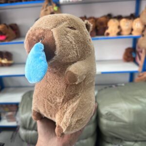 Peluche de Felpa Capybara Dormilón con vibración 25 cm