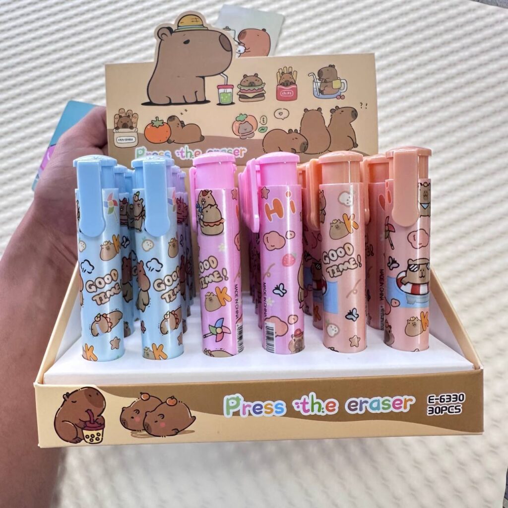 Goma de Borrar Retráctil Capybara