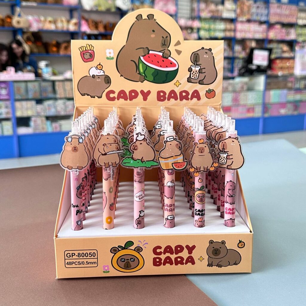 Lápiz con Figurita Capybara