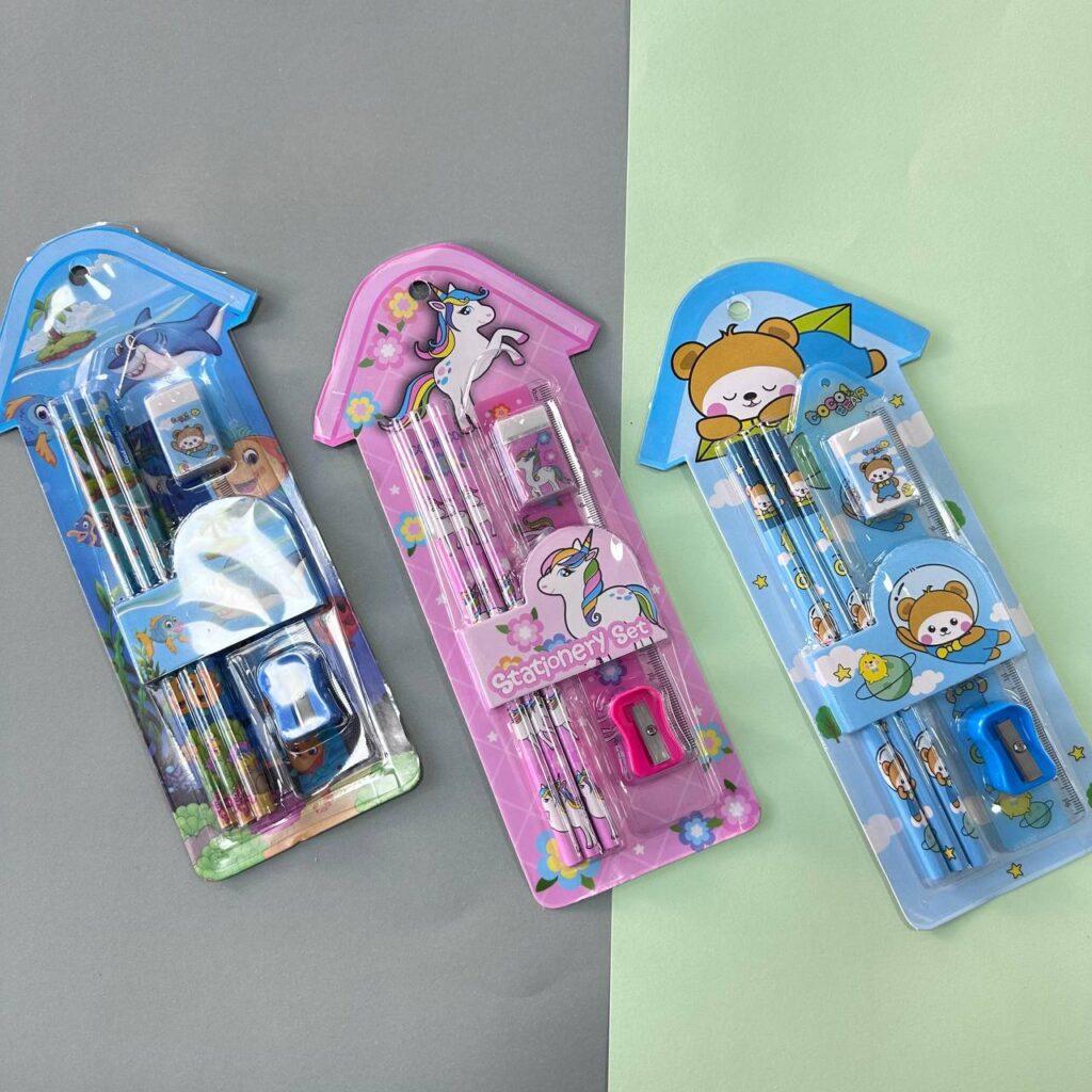 Set de Papelería Animales 6 Piezas