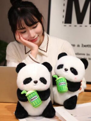 Peluche Panda con Botellita | Modelo y Color Único - Imagen 2