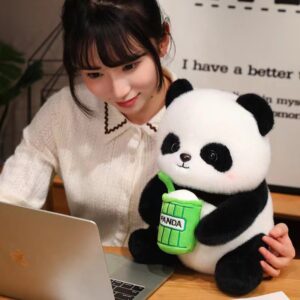Peluche Panda con Botellita | Modelo y Color Único - Imagen 3