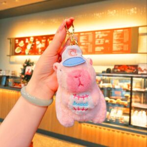 Llavero Capybara Beisbolero Peluche 4 Colores - Imagen 6