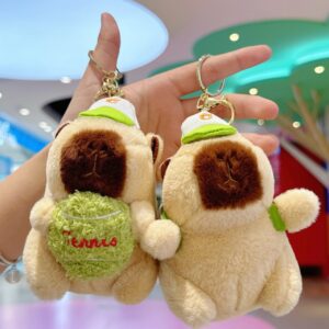 Llavero Capybara Beisbolero Peluche 4 Colores - Imagen 3