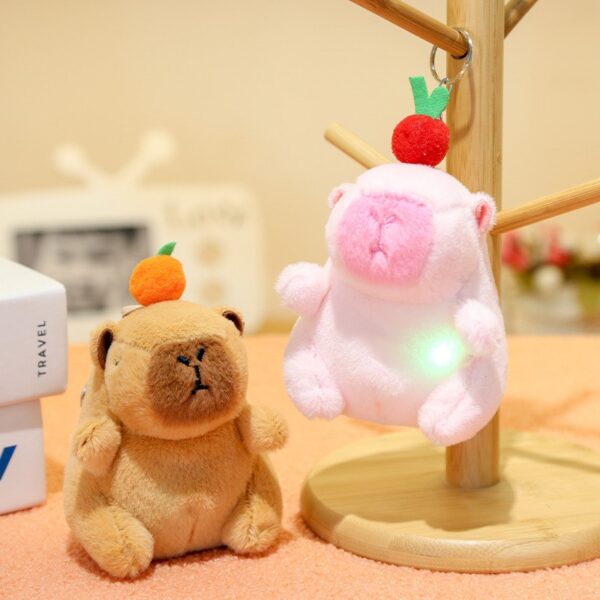 Llavero Capybara con Fruta y Música | 2 Modelos Surtidos