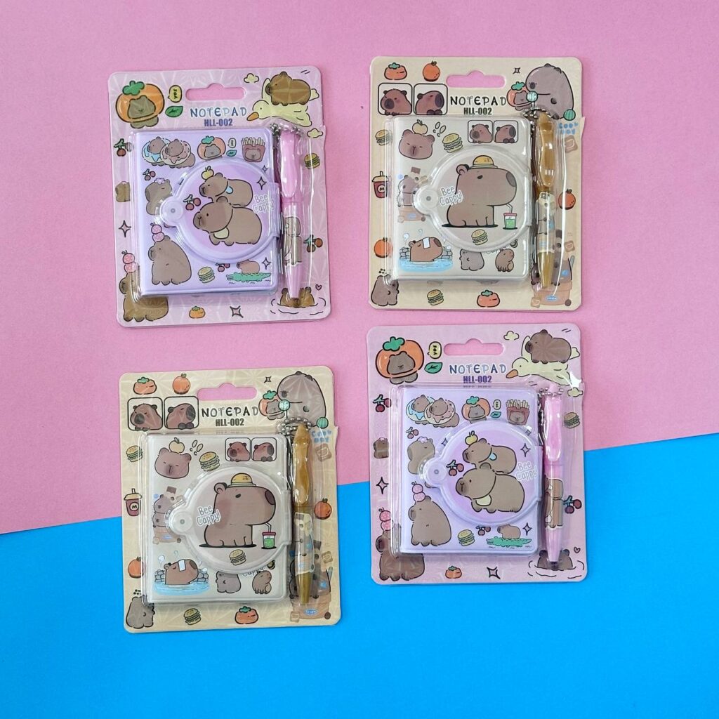 Libreta de Capybara + Lápiz