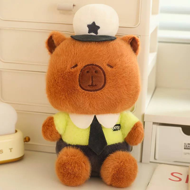 Peluche Capybara Policía