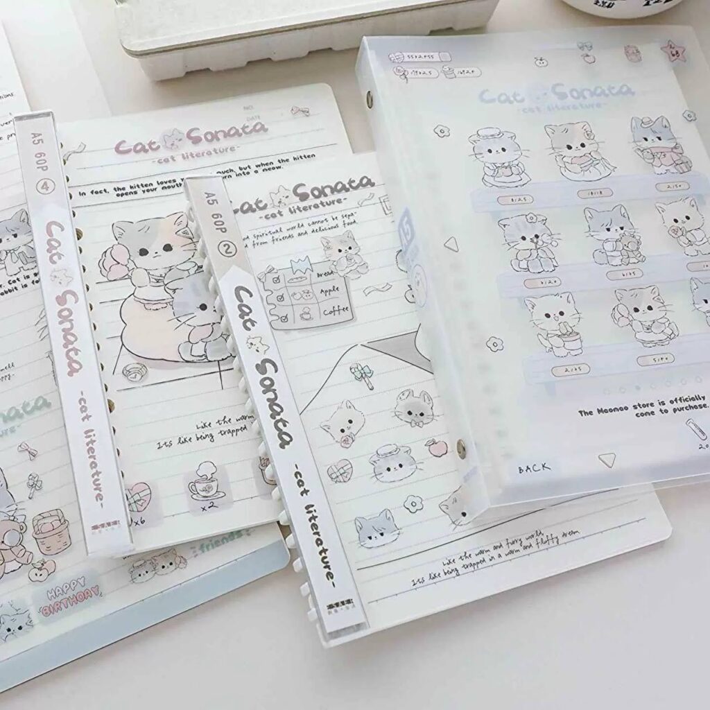 Libreta de Gato Transparente 60 Hojas