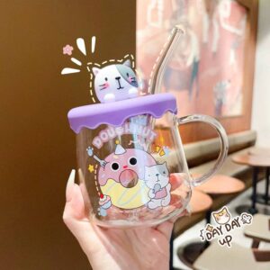 Taza de Vidrio con Diseños de Animalitos - Imagen 4