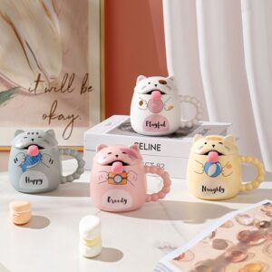 Taza de Cerámica Diseño Gatito Kawaii