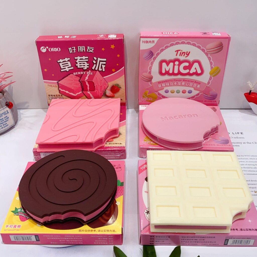 Mini Libreta con Aroma de Galleta y Chocolate