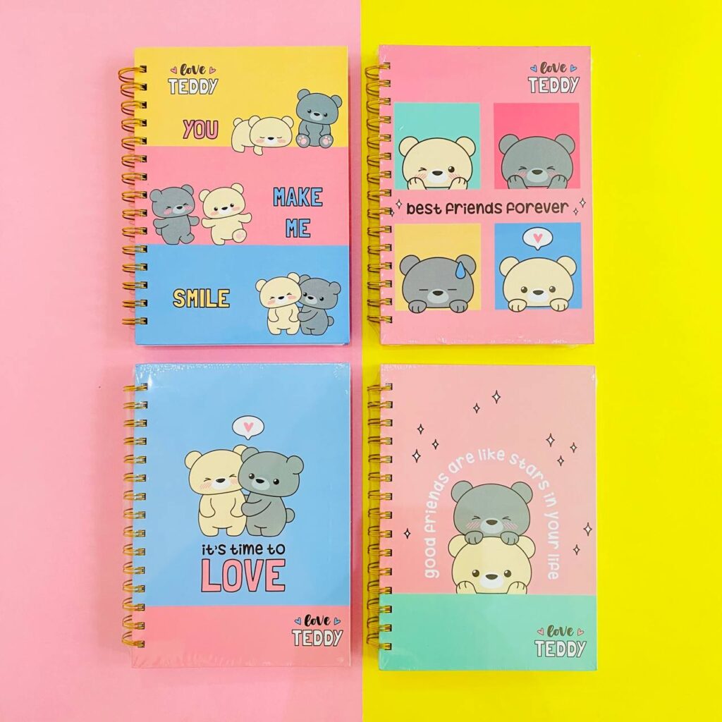 Libreta Tapa Dura Love Teddy