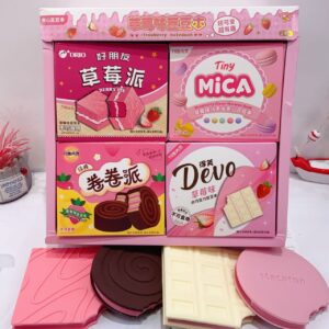 Mini Libreta con Aroma de Galleta y Chocolate