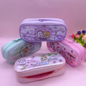 Estuche Kawaii de Tela de Oxford | Diseño Adorable - Imagen 3
