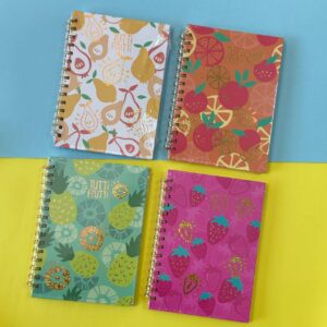 Libreta Frutal | 4 Modelos y Colores Surtidos - Imagen 1
