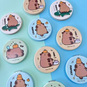 Espejo Circular de Capybara - Imagen 1