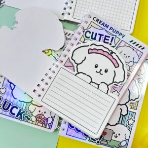 Libreta Holográfica de Perrito | 4 Modelos y Colores Surtidos - Imagen 3